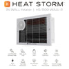 In wall heater features infographic